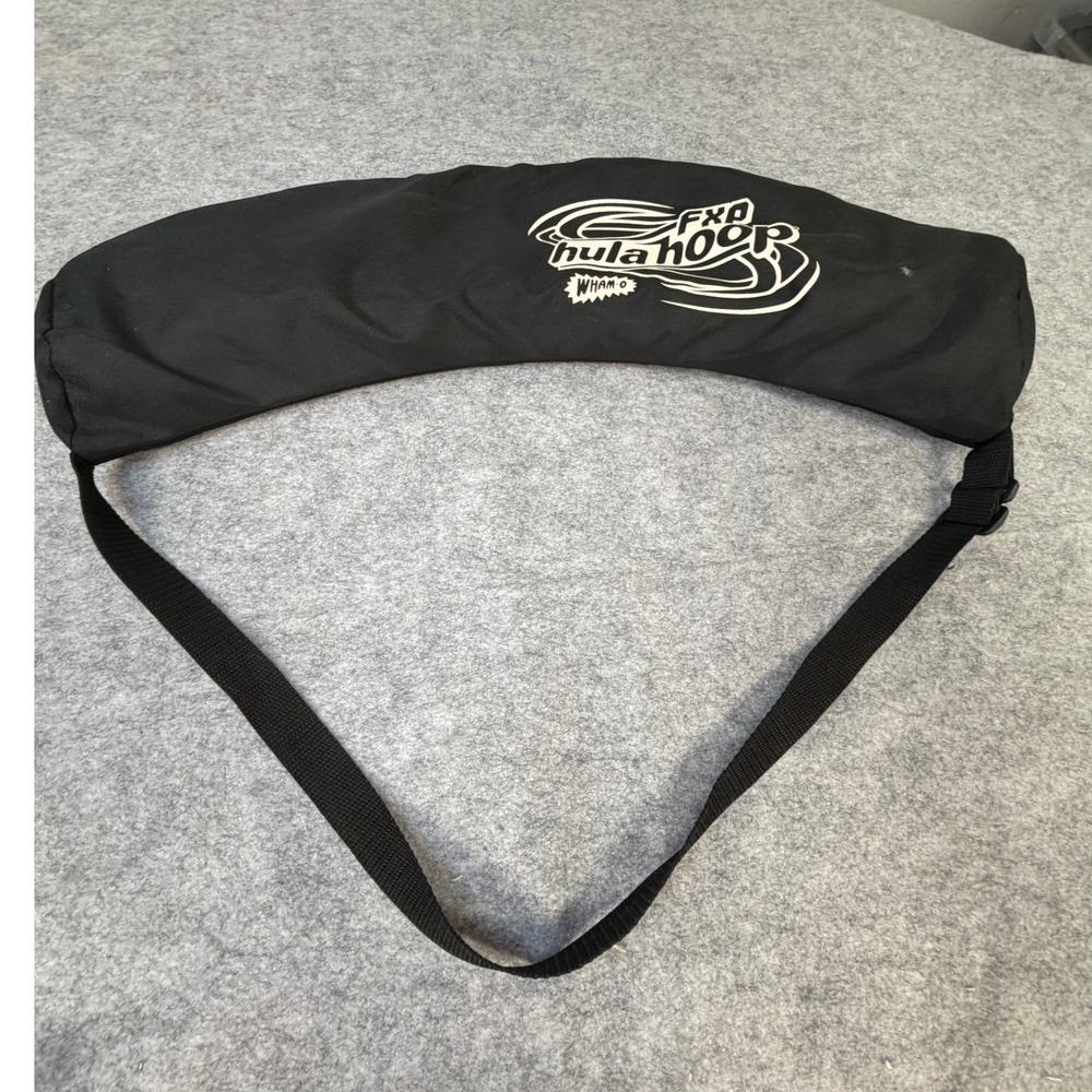 Wham-O FXP Hula Hoop Weighted Fitness Hoop Collapsible Teal Black with Carry Bag